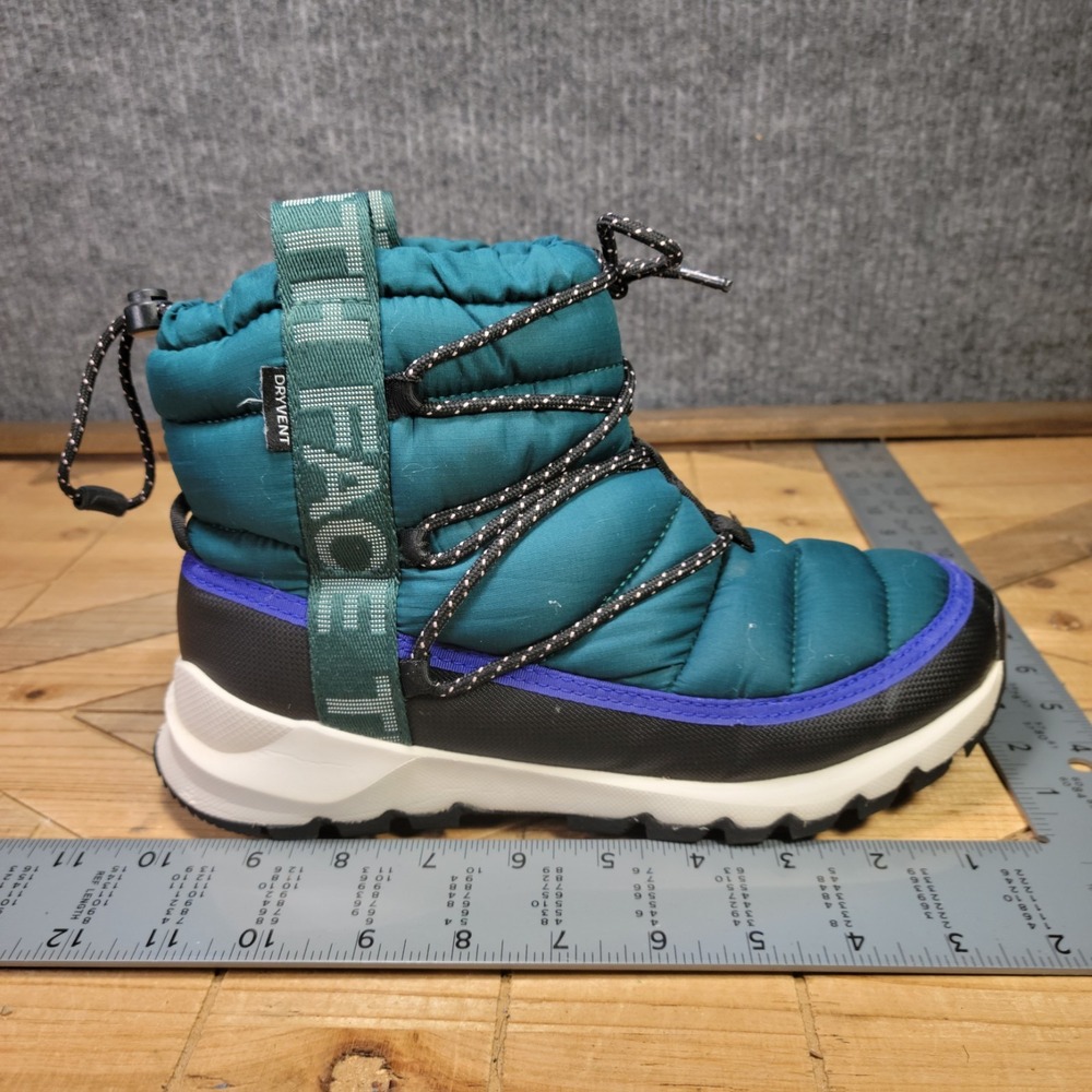 The North Face Thermoball Boots Womens 7 Retro Lace Up Waterproof Snow NF0A5LWD - Picture 13 of 14